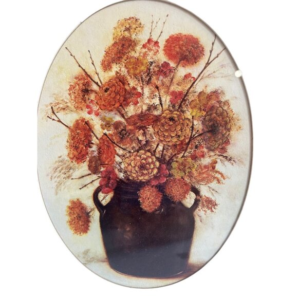 Pair Of Vintage Floral Still Life Prints In Gold Frames - Picture 3 of 5